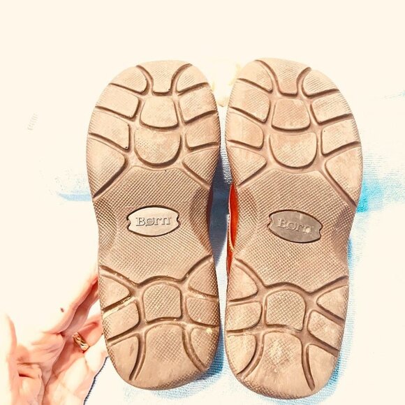 Born Y2K ‎ Womens Size 8M/W Leather Slip On Buckle Comfort Loafers Mules Clogs - Picture 9 of 16